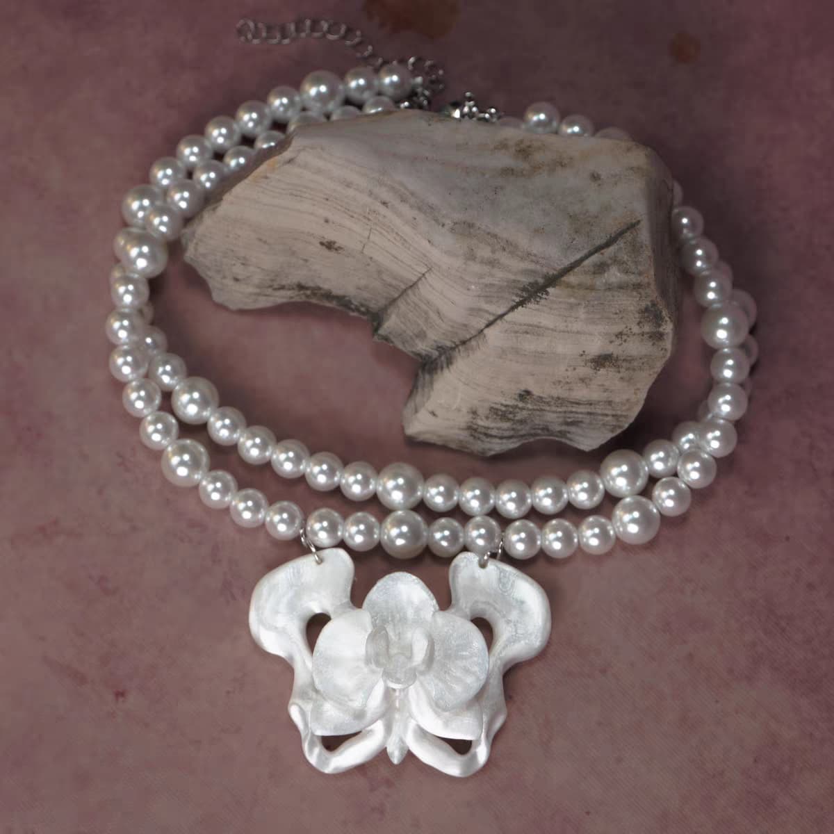 Подвеска "Орхидея Фаленопсис 1" (3D-печать, многослойная) детальное фото 2