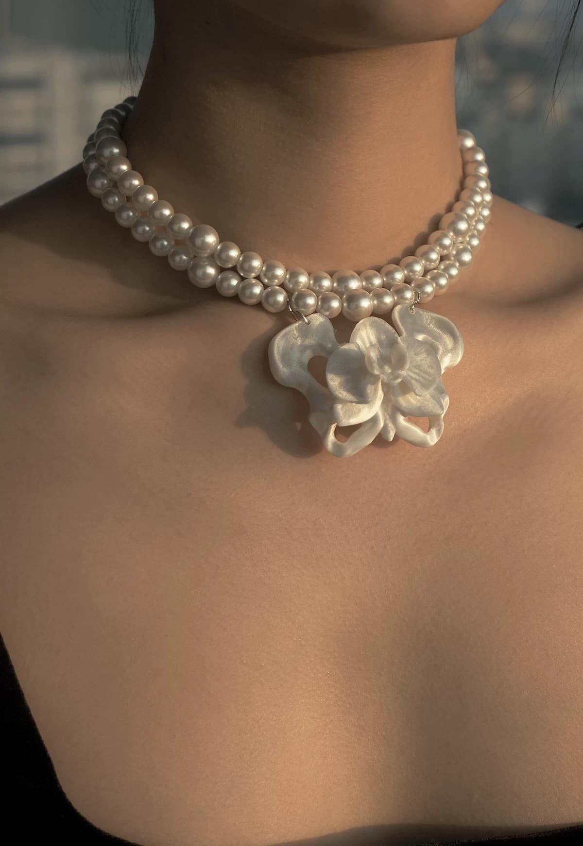 Подвеска "Орхидея Фаленопсис 1" (3D-печать, многослойная) детальное фото 3