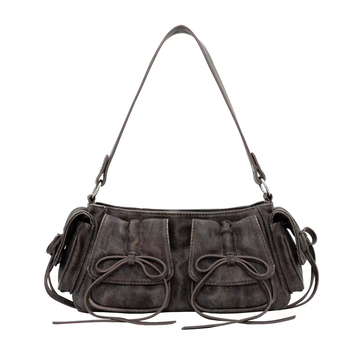 Chaos Butterfly — сумка-багет через плечо с карманами и бантом детальное фото 2