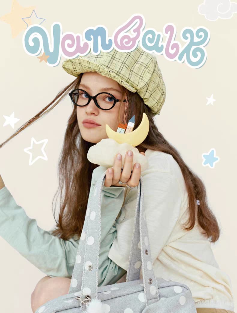 Starry — сумка-подушка в горошек (повседневная) детальное фото 1