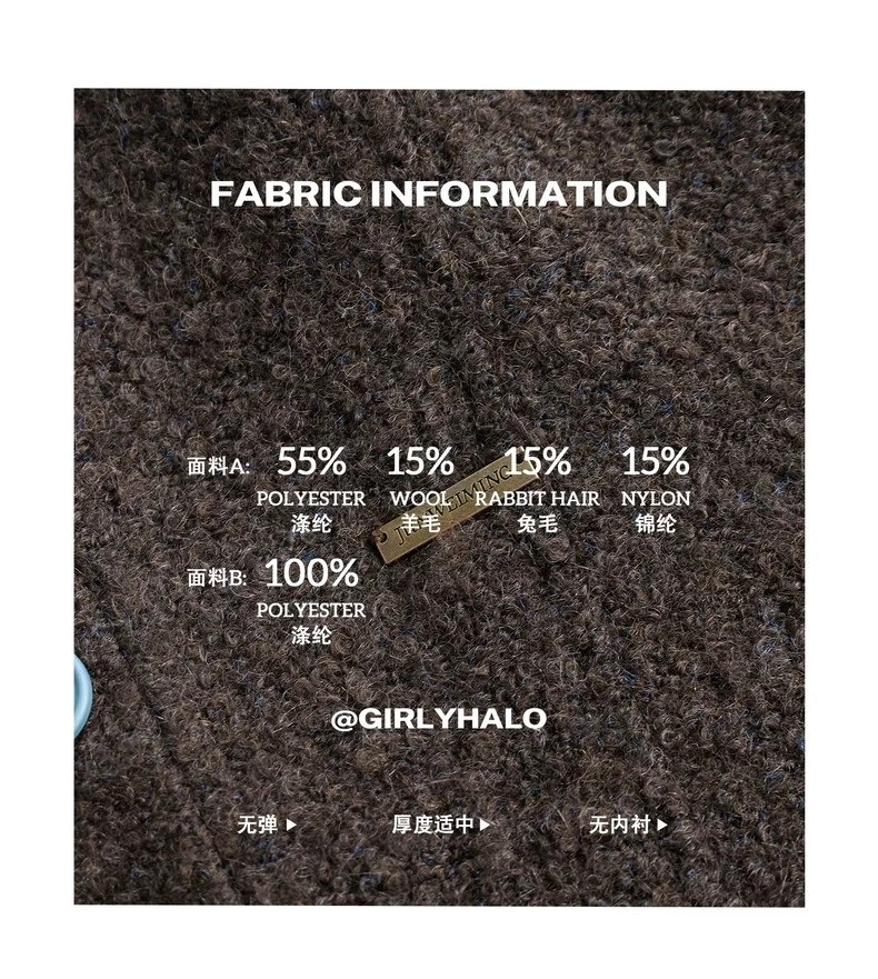 Пальто на пуговицах детальное фото 7