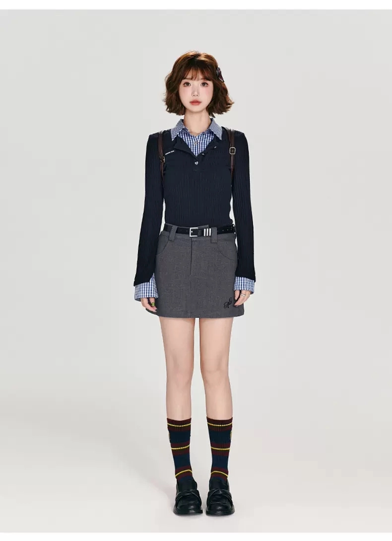 Двухслойная блузка-обманка детальное фото 16