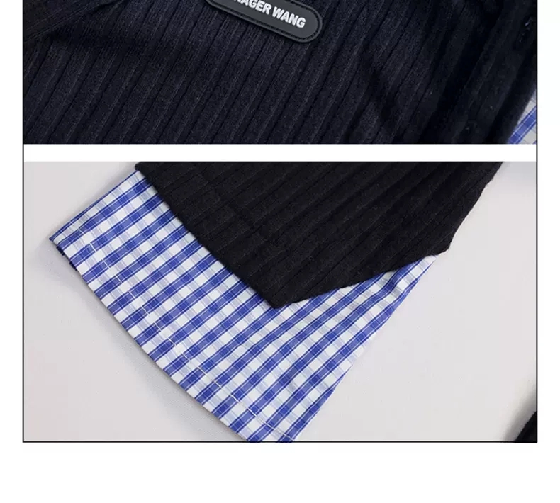 Двухслойная блузка-обманка детальное фото 4